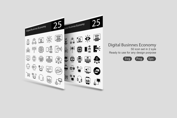 Digital Business Economy icon