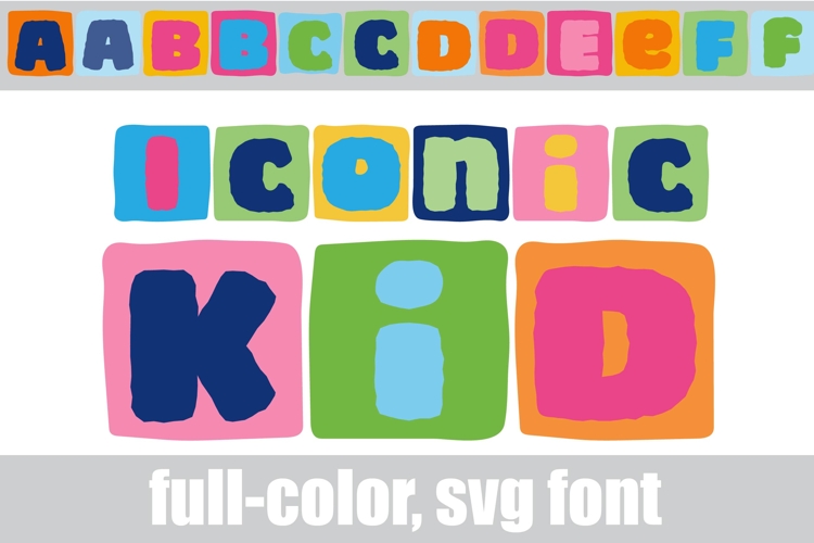 Iconic Kid Color Font