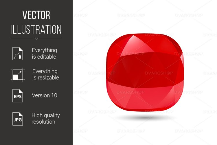 Gemstone Clipart Image 8