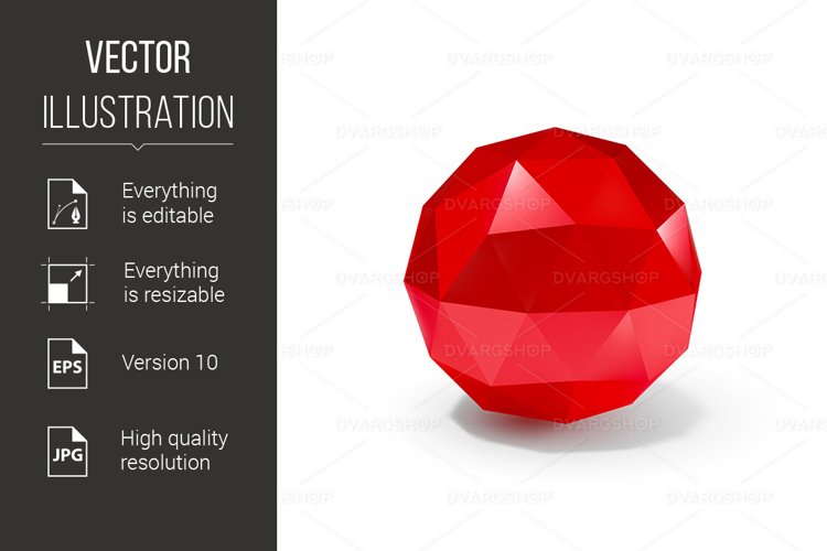 Gemstone Clipart Image 20