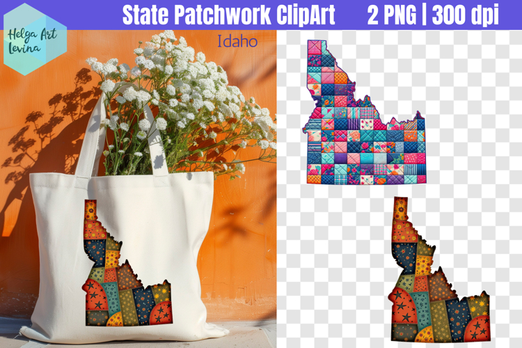 Patchwork Idaho, Clipart