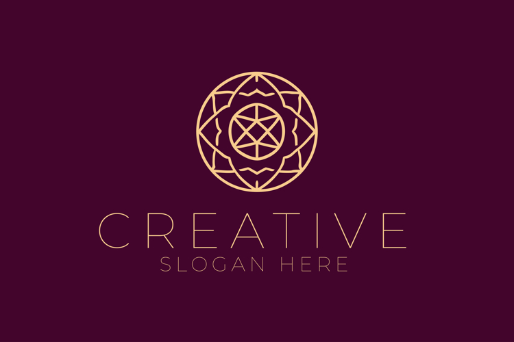 Elegant Mandala Circle Logo
