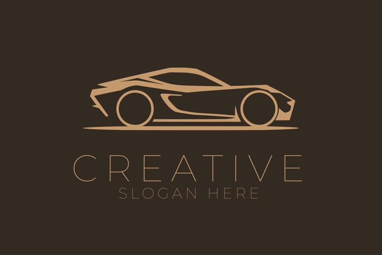 Modern Sport Car Logo