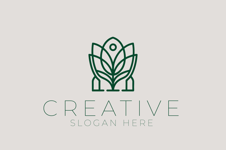 Nature and Growth Modern Logo