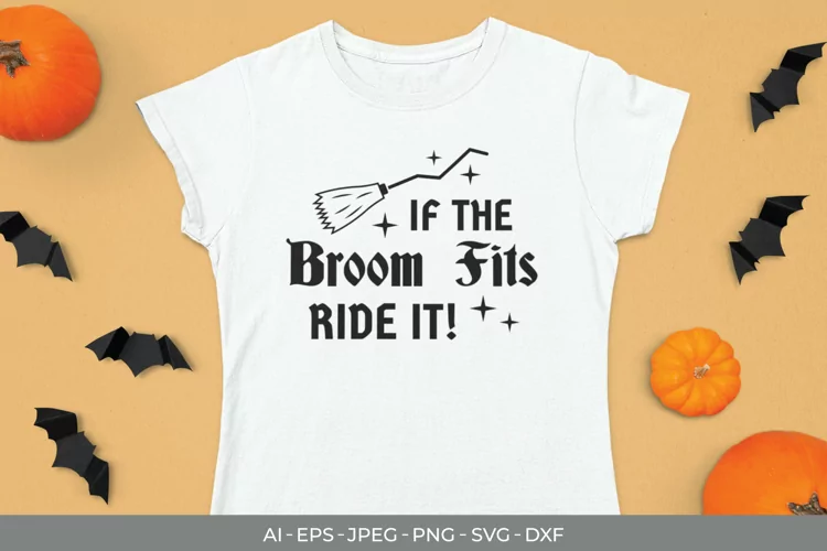 If The Broom Fits Ride It SVG