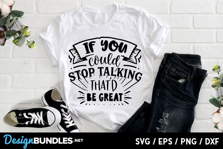 If you could stop talking that'd be great SVG example image 1