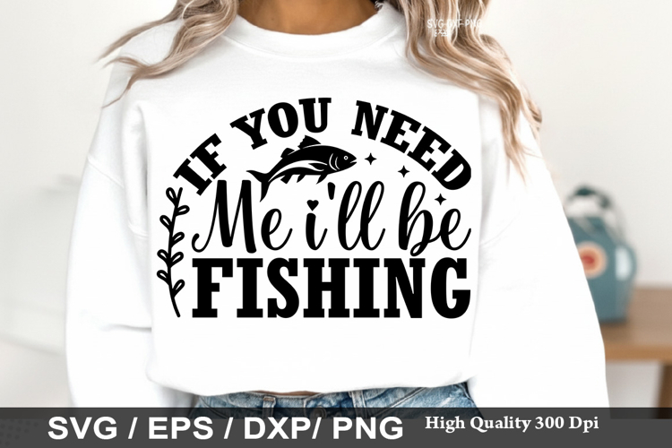 Funny Fishing Svg