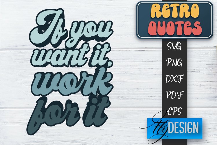Retro Design | Retro Quotes | Quotes 80's SVG | SVG File v.2 example image 1