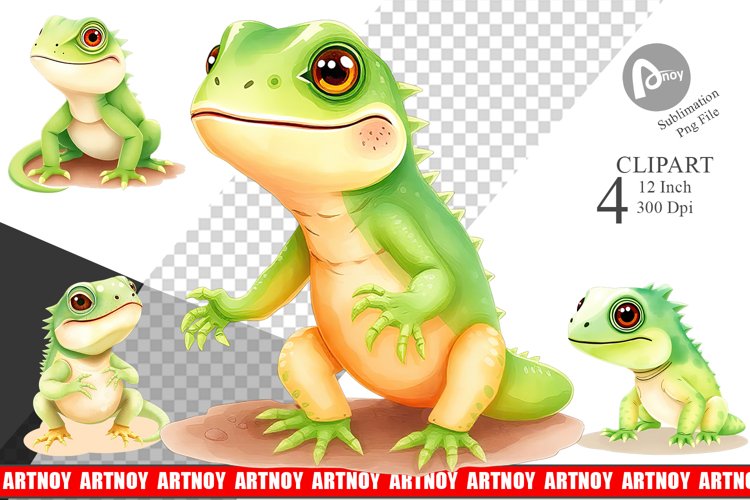 Iguana Clipart Image 24