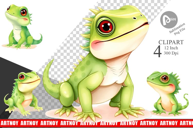 Iguana Clipart Image 23