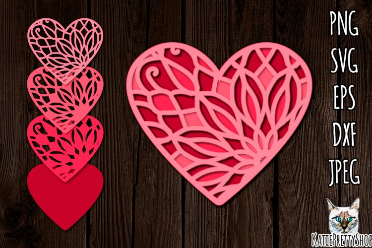 3d Heart Svg Image 20