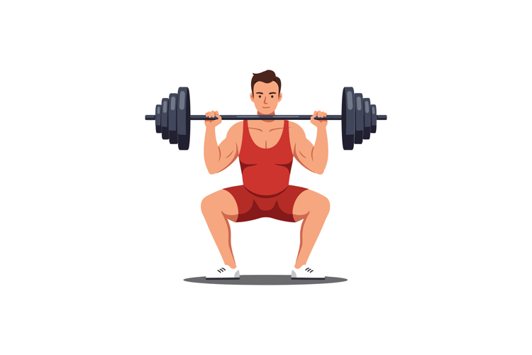 Lifting Weights Clipart Image 10