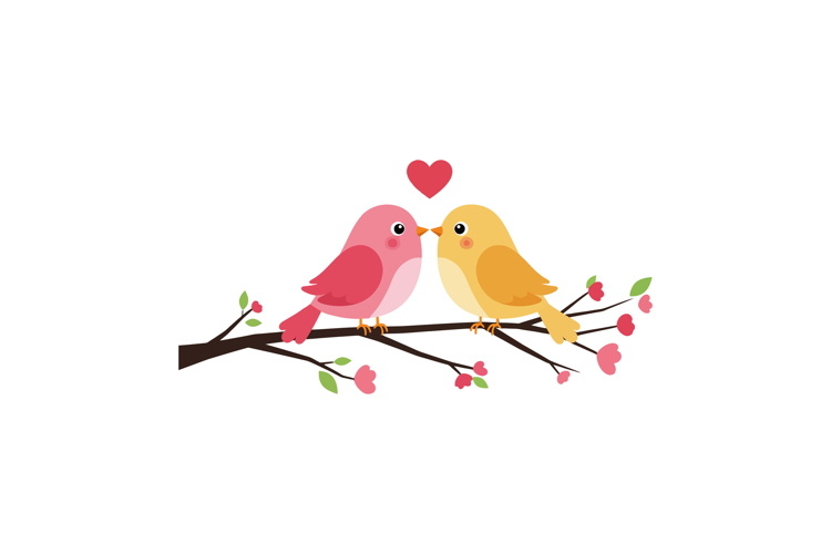 Love Birds Clipart Image 9