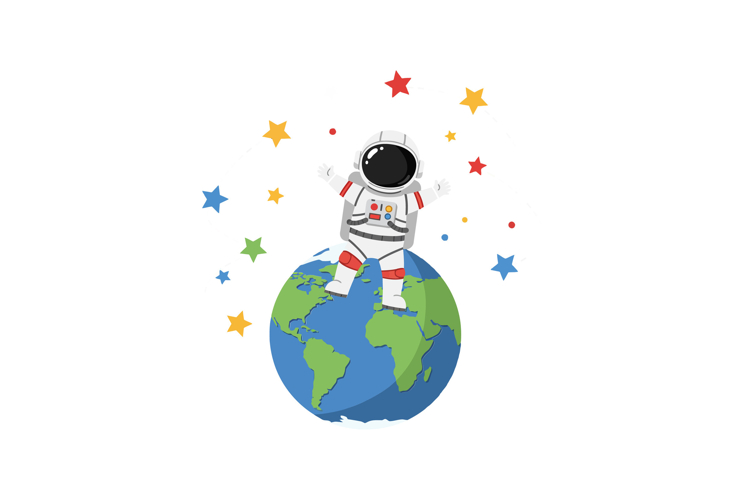 Astronaut Clipart Image 8