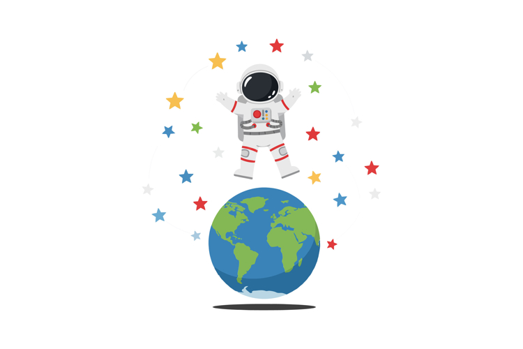 Astronaut Clipart Image 6
