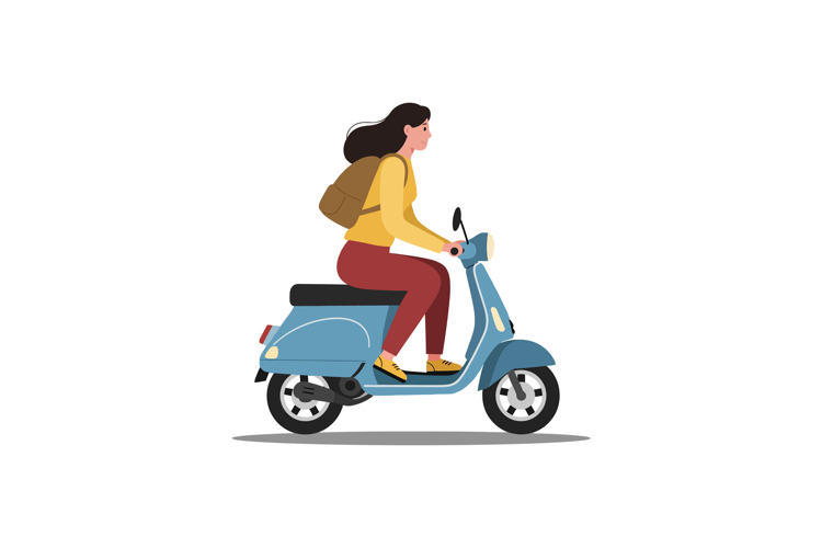 Scooter Clipart Image 10