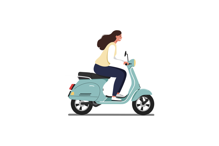 Scooter Clipart Image 9