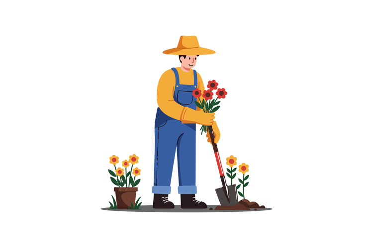 Gardener Clipart Image 2