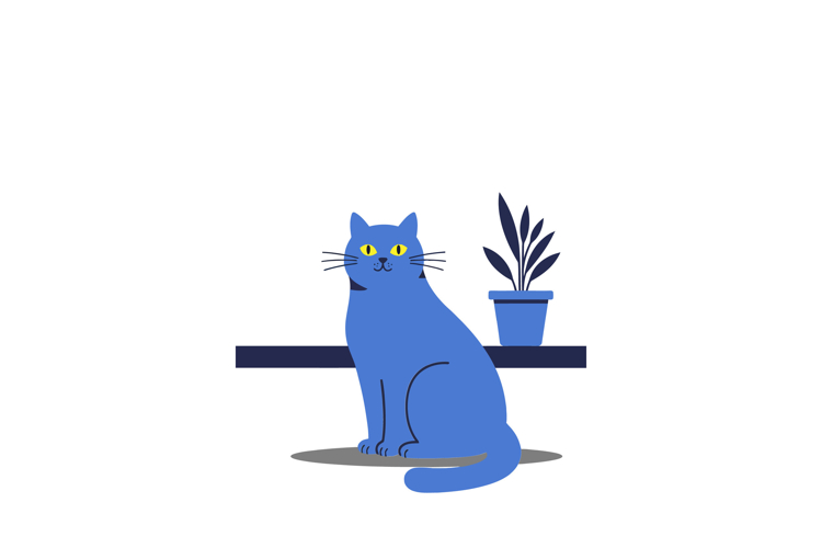 Cat Vector Image 11
