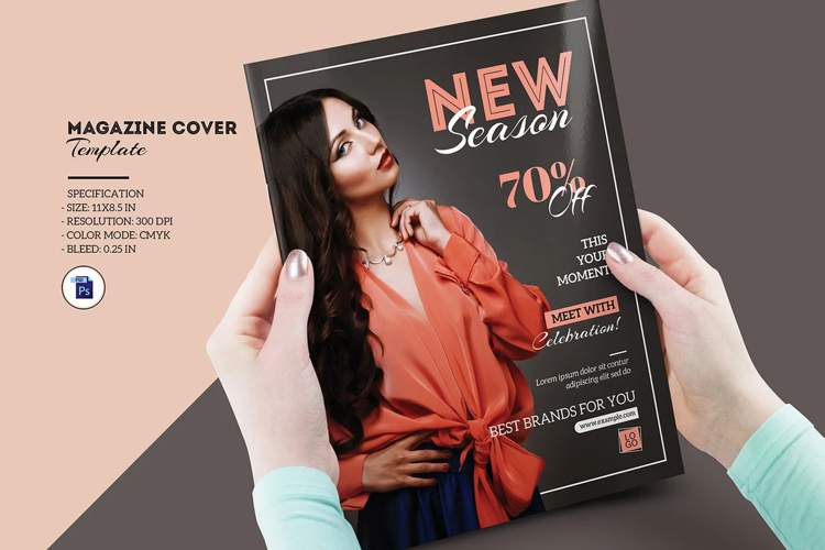 Magazine Cover Template