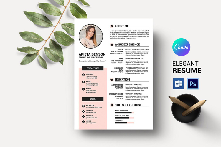 Clean & Minimal Resume Template