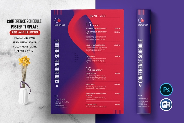 Event Schedule Template Image 7