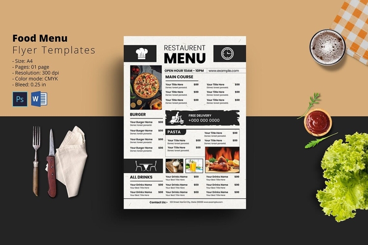 Restaurant Menu | Food Menu