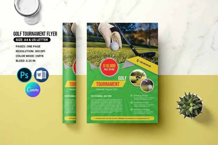 Golf Flyer Template Image 17