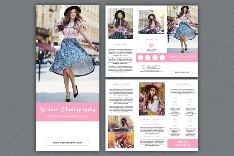 Photography Trifold Brochure Template