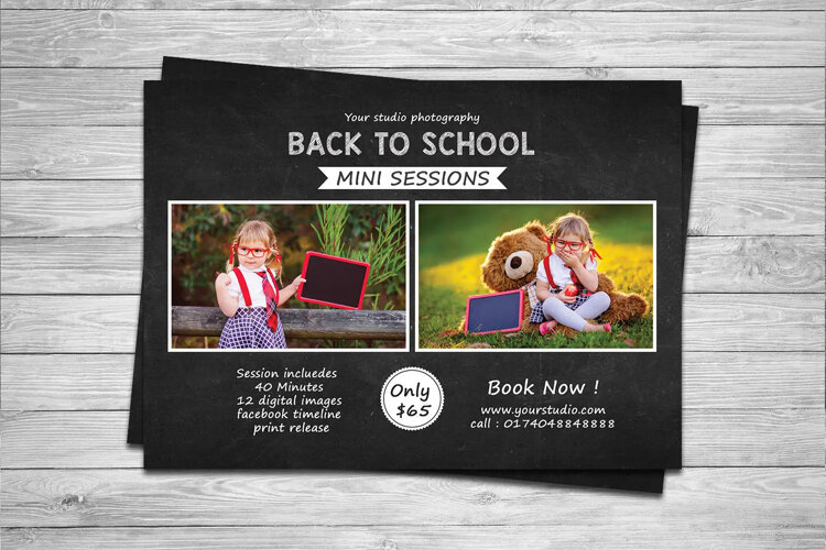 Back to School Mini Session Template example image 1