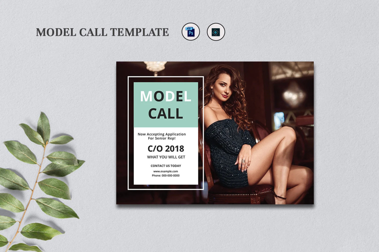 Model Casting Call Flyer Template