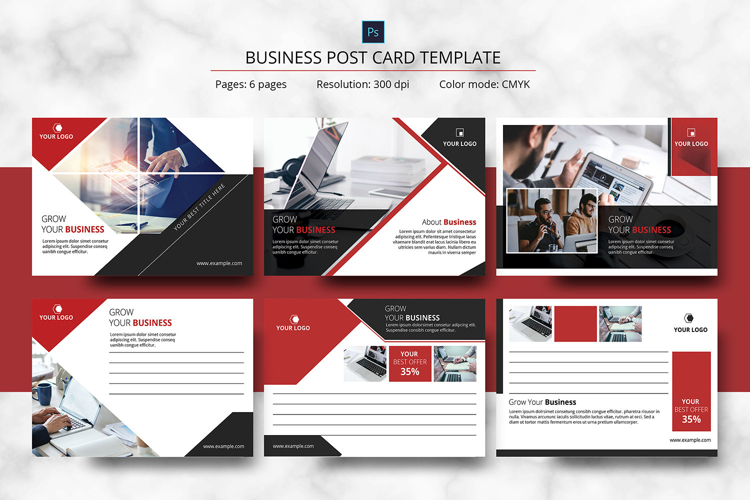 Business Postcard Template