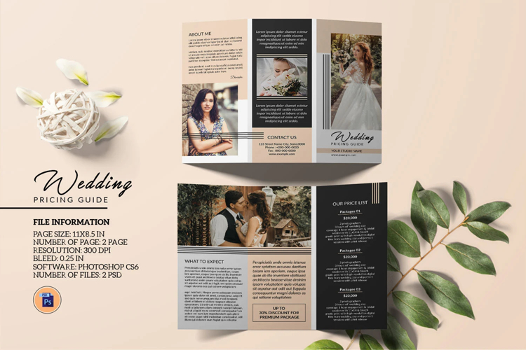 Photography Trifold Brochure