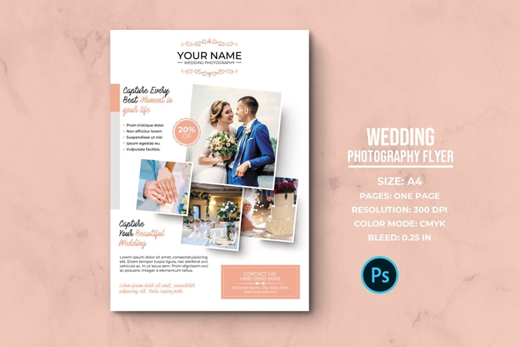 Wedding Photography Flyer Template