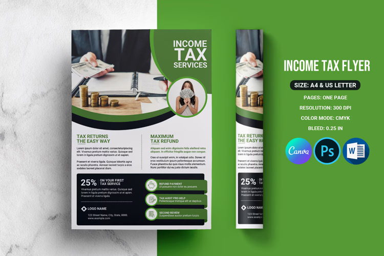 Income Tax Flyer Template