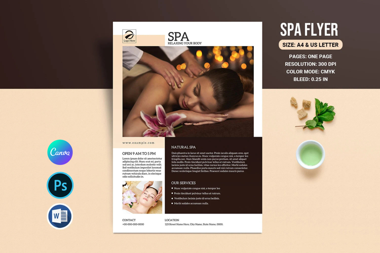 Spa and Beauty Salon Flyer