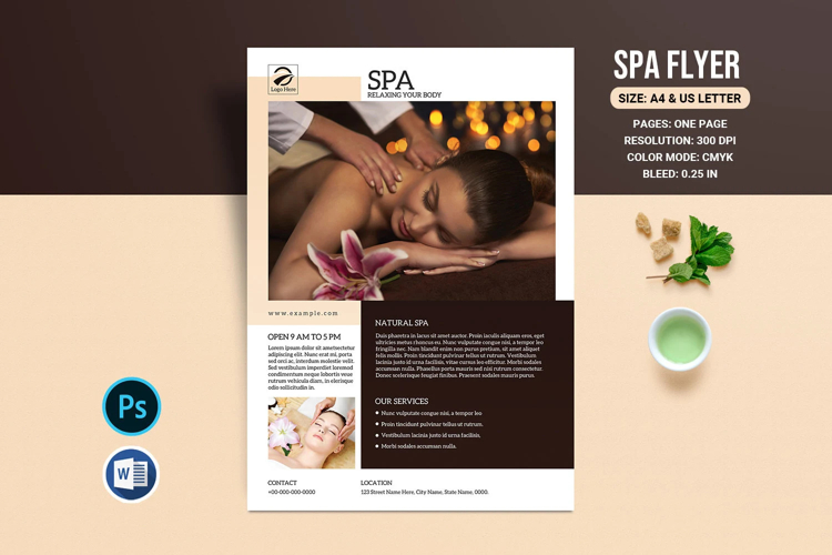Spa and Beauty Salon Flyer