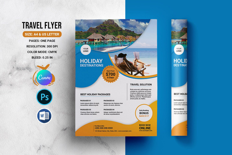 Travel Agency Flyer Template