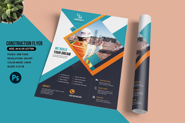 Construction Flyer Template