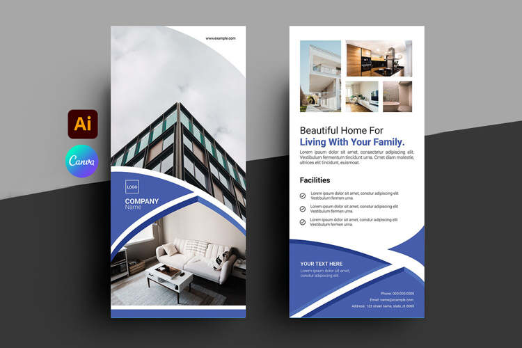 Business Rack Card Template