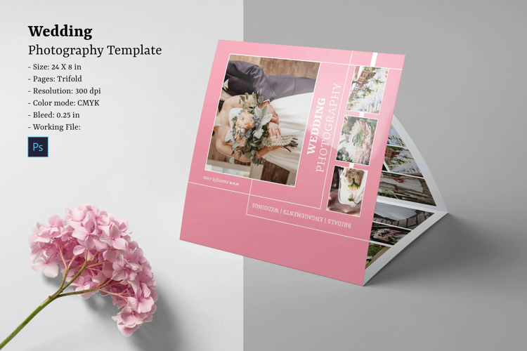Square Trifold Photography Brochure