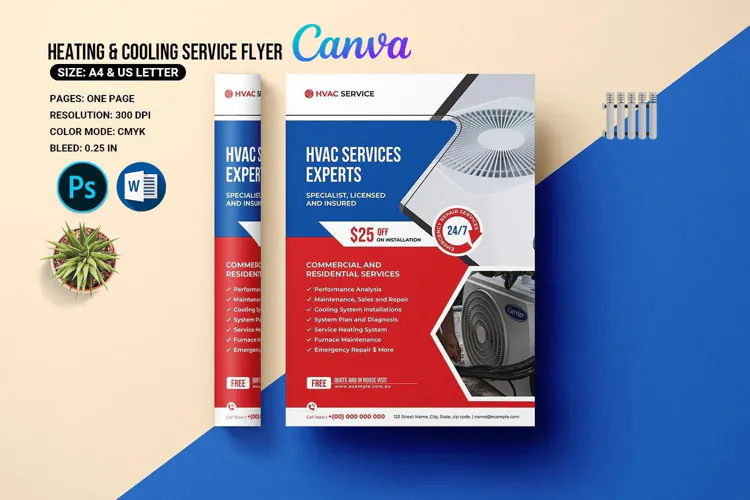 HVAC Services Flyer Template