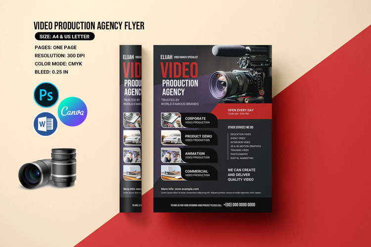 Video Production Agency Flyer
