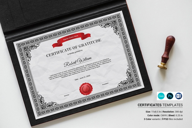 Award Certificate Templates Image 9