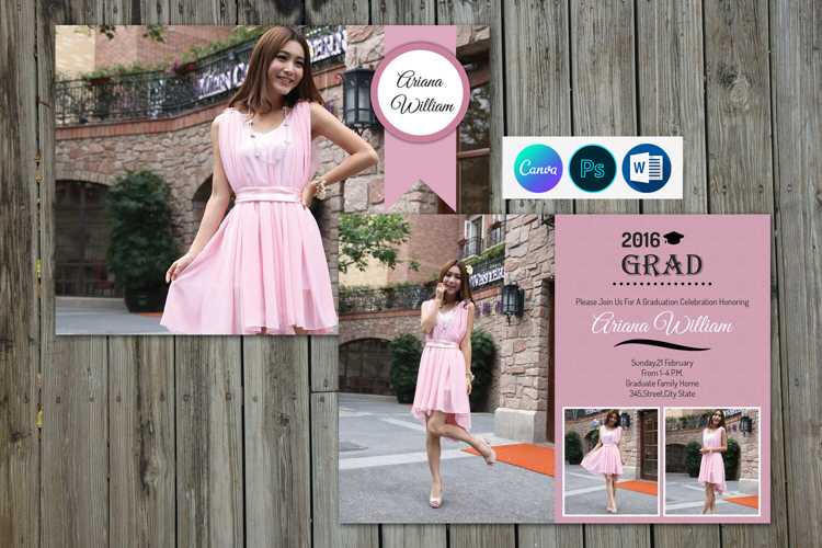 Graduation Announcement template