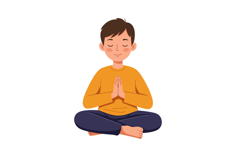 Meditation Clipart Image 3