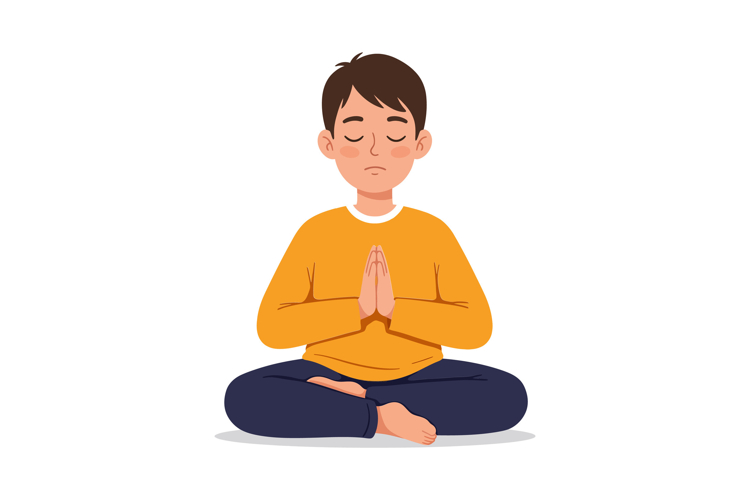 Meditation Clipart Image 2