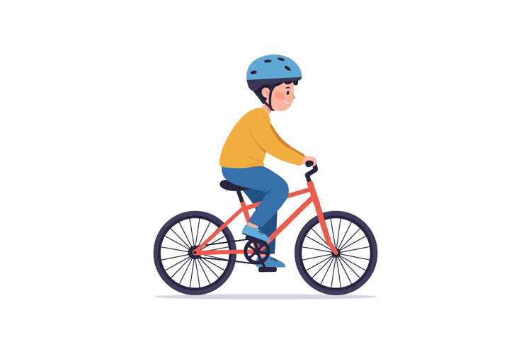 Ride A Bicycle Clipart Image 6