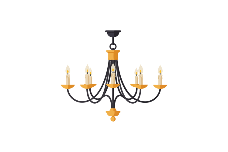Elegant chandelier design featuring warm colors in a minimal
