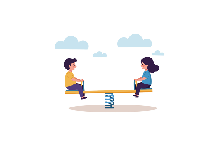 Seesaw Clipart Image 6